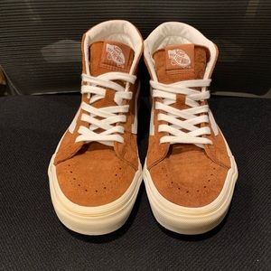 Madewell Vans Sk8-Hi Brown Suede